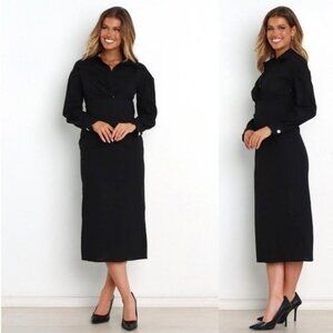 Petal & Pup | Dresses | Petal Pup New Monrow Black Preppy Long Sleeve Linen Midi Shirt Dress Size 2 | Poshmark Petal & Pup | Dresses | Petal Pup New Monrow Black Preppy Long Sleeve Linen Midi Shirt Dress Size 2 | Poshmark